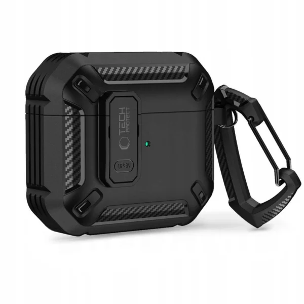 Tech-Protect X-Carbo Case for AirPods Pro 1 / 2 - Blackeng