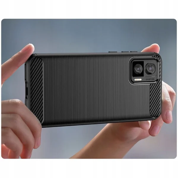 Tech-Protect TPUCarbon Case for Motorola Edge 30 Neo - Blackeng