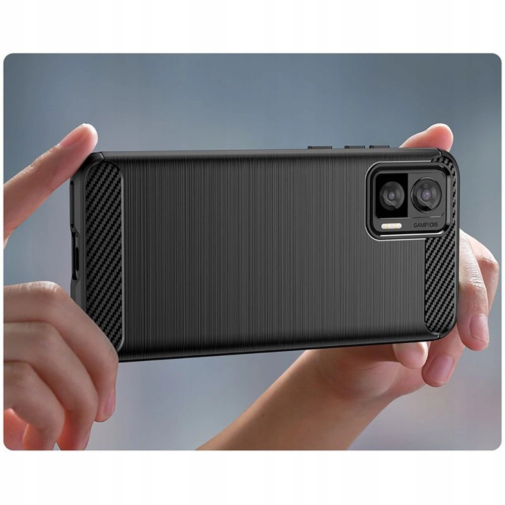 Tech-Protect TPUCarbon Case for Motorola Edge 30 Neo - Blackeng