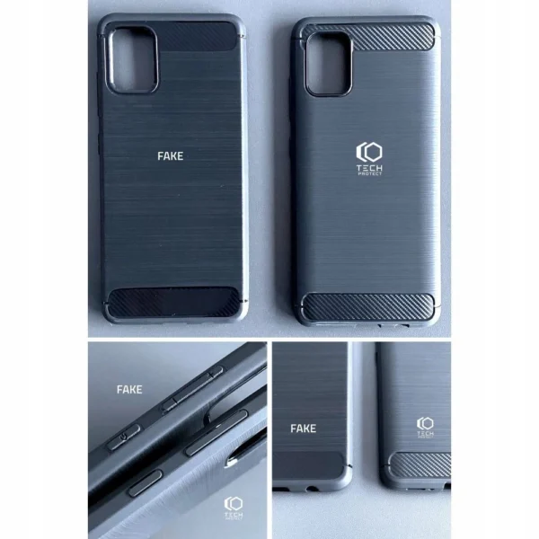 Tech-Protect TPUCarbon Case for Motorola Edge 30 Neo - Blackeng