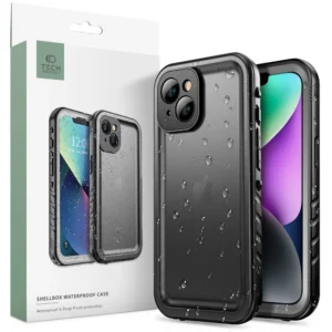 Tech-Protect ShellBox Case Waterproof IP68 for iPhone 14 - Blackeng