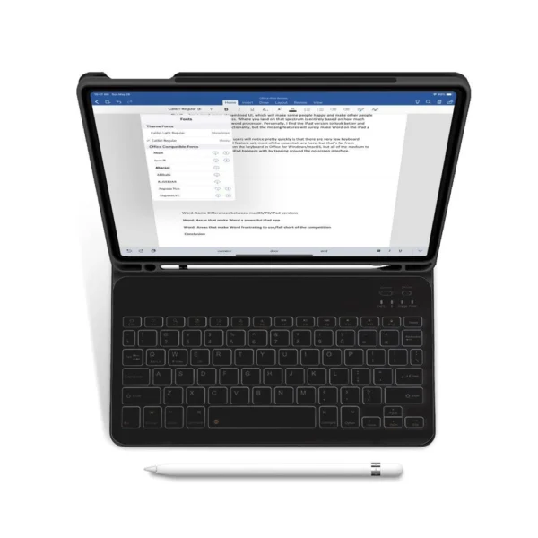 Tech-Protect SC Pen + Keyboard Case with Keyboard for iPad 10.9" 2022 - Blackeng