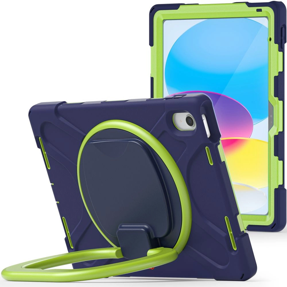 Tech-Protect X-Armor iPad 10.9" 2022 Case - Navy Blue/Greeneng