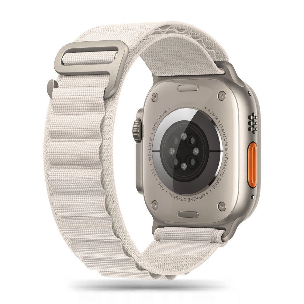 Tech-Protect Nylon Pro Strap for Apple Watch 4 / 5 / 6 / 7 / 8 / 9 / SE / Ultra 1 / 2 (42/44/45/49 mm) - Beigeeng