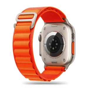 Tech-Protect Nylon Pro Strap for Apple Watch 4 / 5 / 6 / 7 / 8 / 9 / SE / Ultra 1 / 2 (42/44/45/49 mm) - Orangeeng