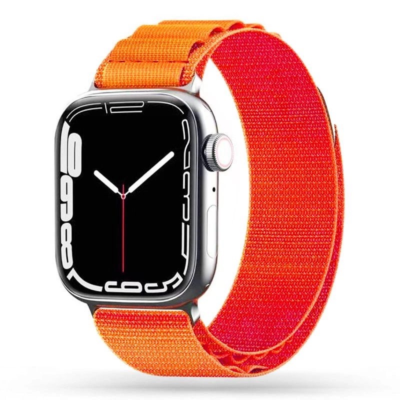 Tech-Protect Nylon Pro Strap for Apple Watch 4 / 5 / 6 / 7 / 8 / 9 / SE / Ultra 1 / 2 (42/44/45/49 mm) - Orangeeng