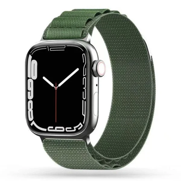 Tech-Protect Nylon Pro Strap for Apple Watch 4 / 5 / 6 / 7 / 8 / 9 / SE / Ultra 1 / 2 (42/44/45/49 mm) - Dark Greeneng