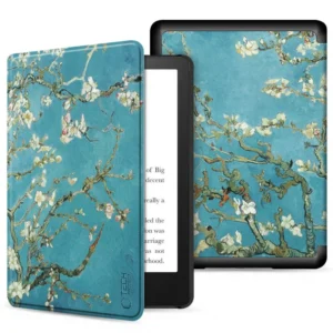 Tech-Protect SmartCase for Kindle 11" 2022 - Blue with Sakura Flowerseng