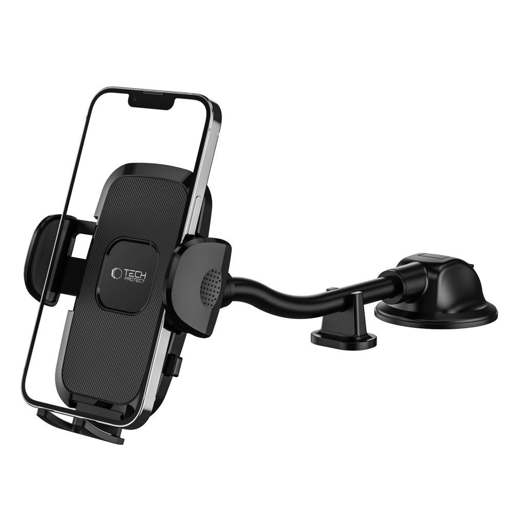 Tech-Protect V3 Long Arm Car Phone Holder for Windshield/Cockpit - Blackeng