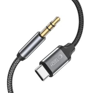 Tech-Protect UltraBoost audio USB-C / 3.5mm mini jack cable 1 m - blackeng