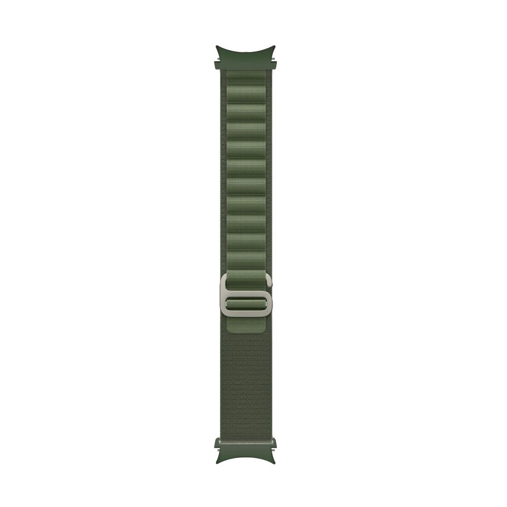 Tech-Protect Nylon Pro Strap for Samsung Galaxy Watch 4 / 5 / 5 Pro / 6 / 7 / FE - Dark Greeneng