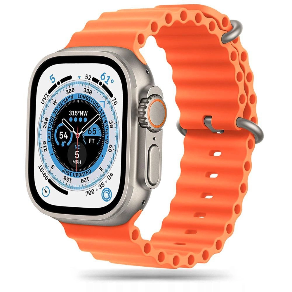 Tech-Protect IconBand Pro Strap for Apple Watch 4 / 5 / 6 / 7 / 8 / 9 / SE / Ultra 1 / 2 (42/44/45/49 mm) - Orangeeng