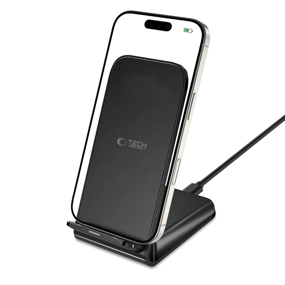 Tech-Protect QI15W-S2 inductive charger 15W in the form of a stand - blackeng