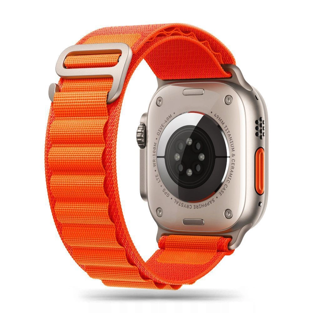 Tech-Protect Nylon Pro Strap for Apple Watch 4 / 5 / 6 / 7 / 8 / 9 / SE (38/40/41 mm) - Orangeeng