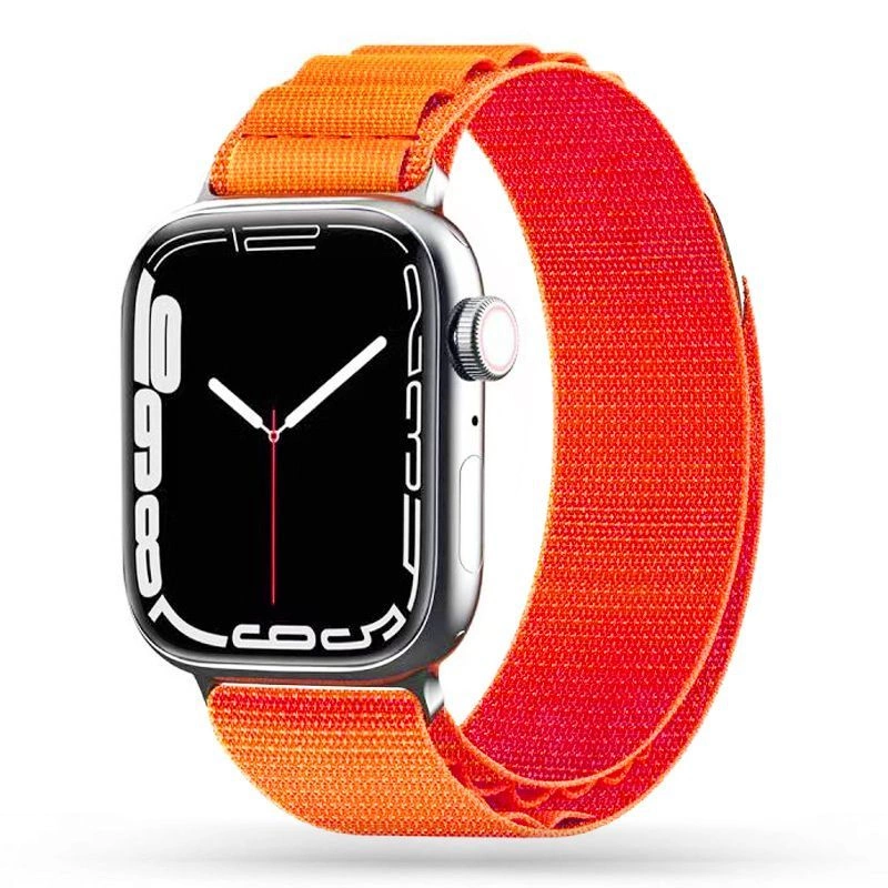 Tech-Protect Nylon Pro Strap for Apple Watch 4 / 5 / 6 / 7 / 8 / 9 / SE (38/40/41 mm) - Orangeeng