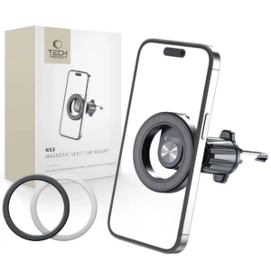 Tech-Protect N53 Car Phone Holder with MagSafe for Air Vent - Blackeng