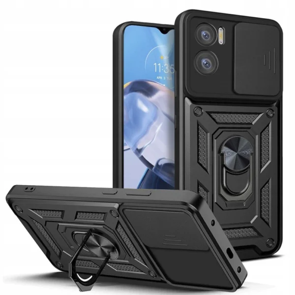 Tech-Protect CamShield Pro Case for Motorola Moto E22 / E22i - Blackeng