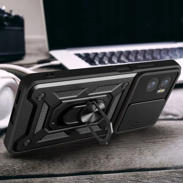 Tech-Protect CamShield Pro Case for Motorola Moto E22 / E22i - Blackeng