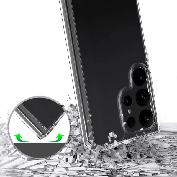 Tech-Protect FlexAir Hybrid Case for Samsung Galaxy S23 Ultra - Transparenteng