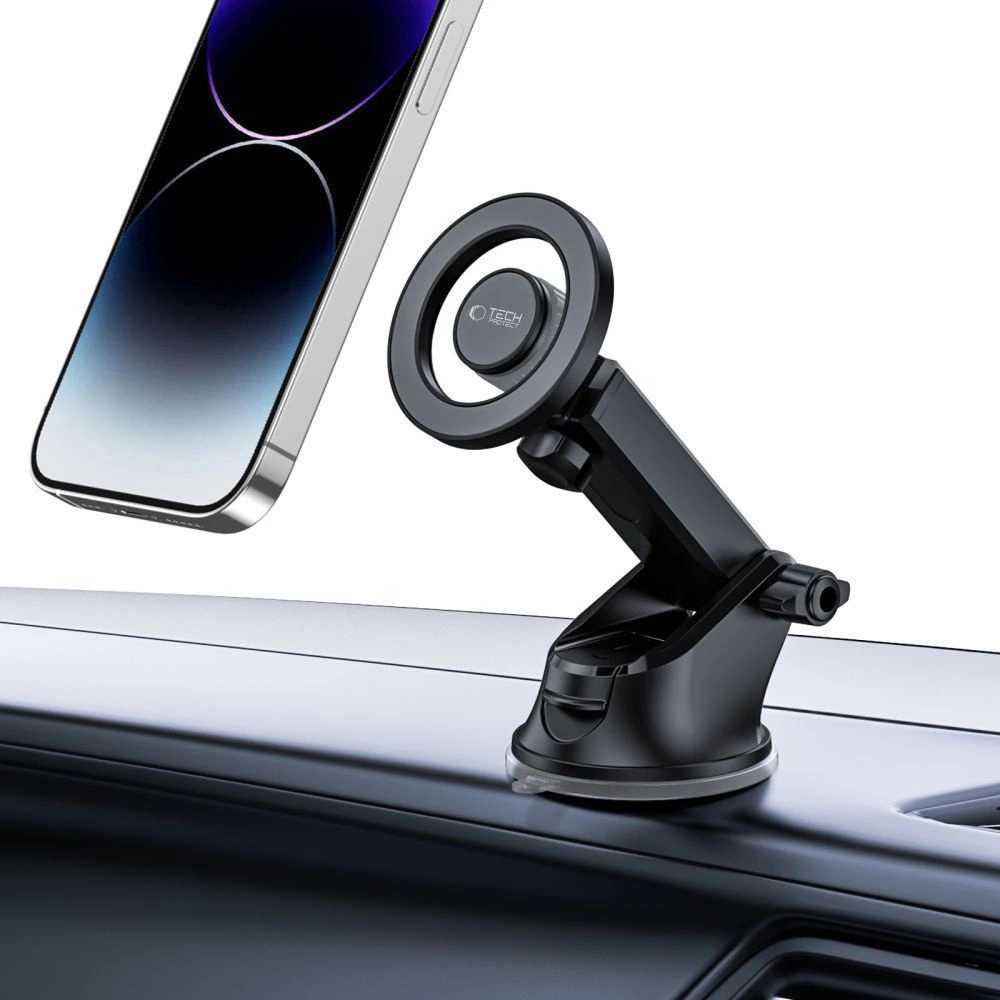 Tech-Protect N51 MagSafe Car Phone Holder for Cockpit/Air Vent - Blackeng