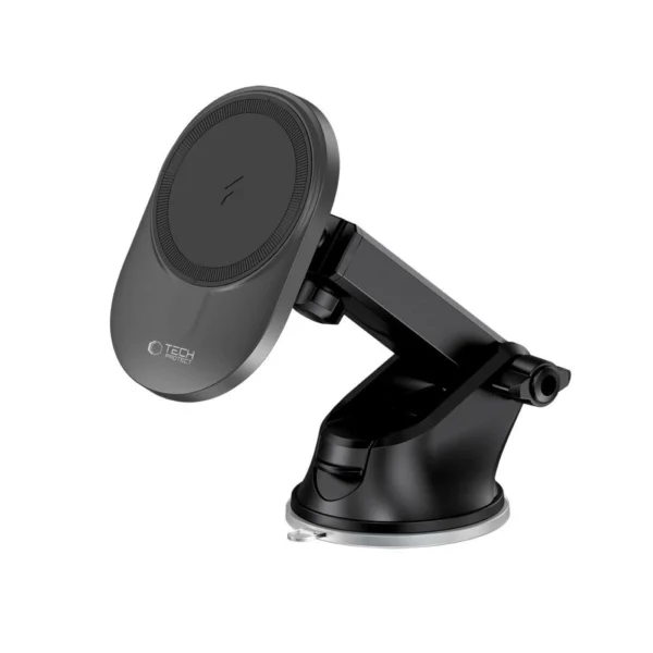 Tech-Protect MM15W-V1 Car Phone Holder with MagSafe 15W Wireless Charger for Cockpit/Air Vent - Blackeng