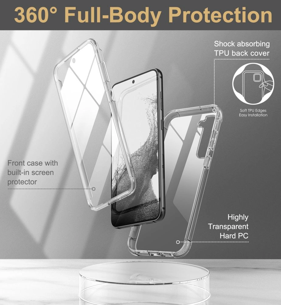Tech-Protect Kevlar Case for Samsung Galaxy S23+ - Transparenteng
