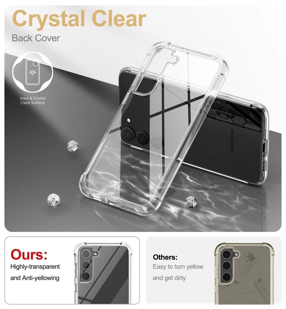 Tech-Protect Kevlar Case for Samsung Galaxy S23+ - Transparenteng