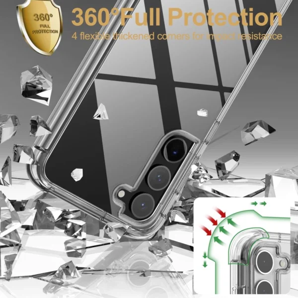 Tech-Protect Kevlar Case for Samsung Galaxy S23+ - Transparenteng