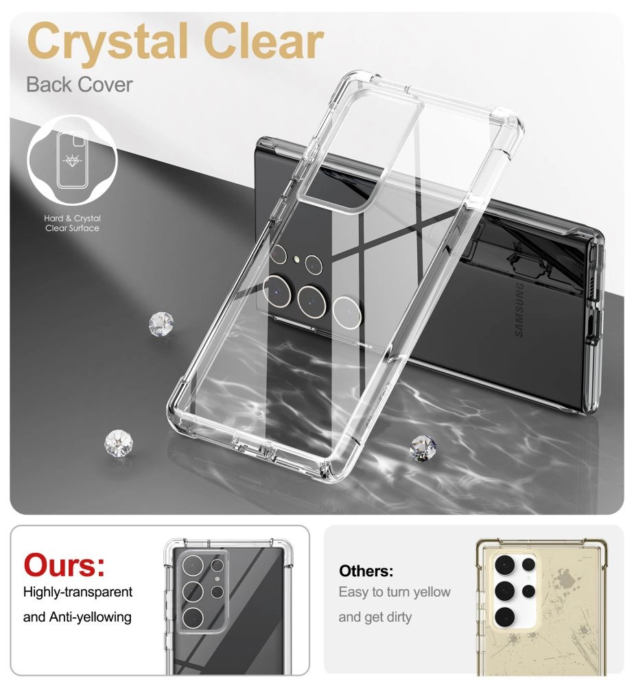 Tech-Protect Kevlar Case for Samsung Galaxy S23 Ultra - Transparenteng