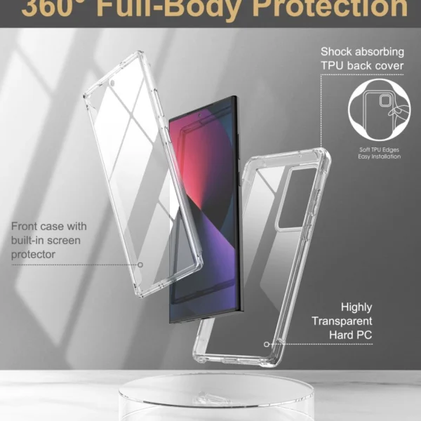 Tech-Protect Kevlar Case for Samsung Galaxy S23 Ultra - Transparenteng
