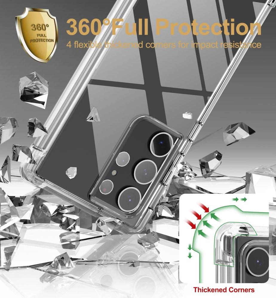Tech-Protect Kevlar Case for Samsung Galaxy S23 Ultra - Transparenteng