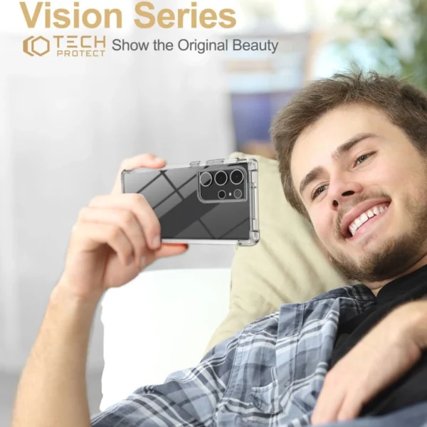 Tech-Protect Kevlar Case for Samsung Galaxy S23 Ultra - Transparenteng