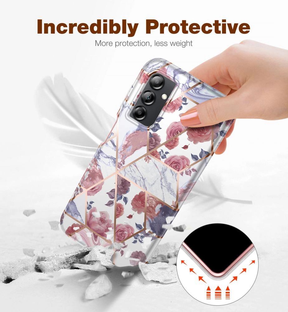 Tech-Protect Velar Case for Samsung Galaxy A14 4G / 5G - Pinkeng