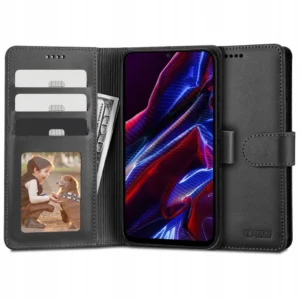 Tech-Protect Wallet Case for Xiaomi Redmi Note 12 5G / Poco X5 5G - Blackeng