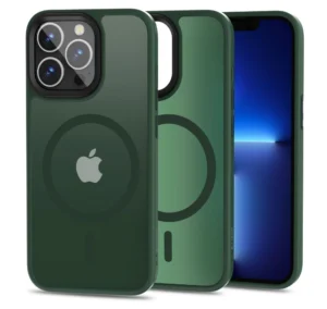 Tech-Protect MagMat MagSafe iPhone 13 Pro Case - Matte Greeneng