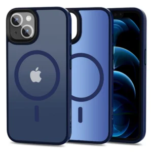 Tech-Protect MagMat MagSafe iPhone 13 Case - Matte Navy Blueeng