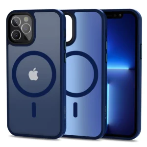 Tech-Protect MagMat MagSafe Case for iPhone 12 / 12 Pro - Matte Navy Blueeng