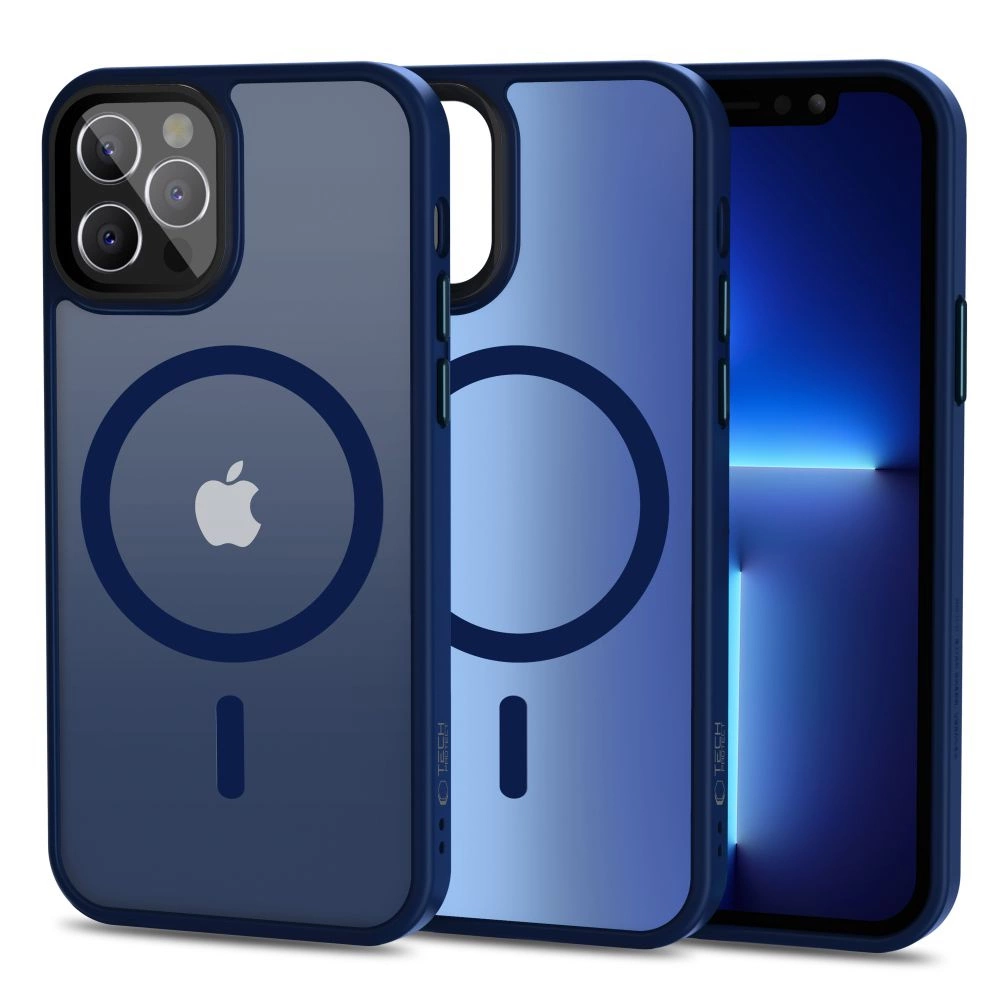 Tech-Protect MagMat MagSafe Case for iPhone 12 / 12 Pro - Matte Navy Blueeng