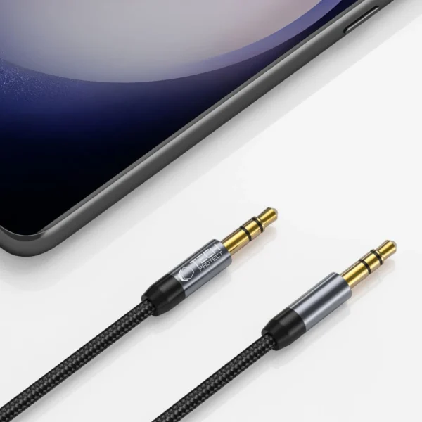 Tech-Protect UltraBoost cable 3.5mm mini jack / 3.5mm mini jack 1.5m - blackeng