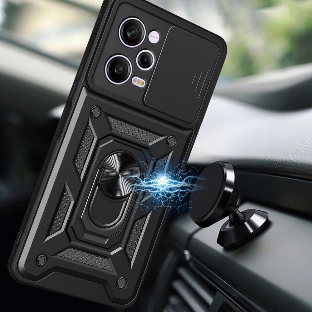Tech-Protect CamShield Pro Case for Xiaomi Redmi Note 12 Pro 5G / Poco X5 Pro 5G - Blackeng