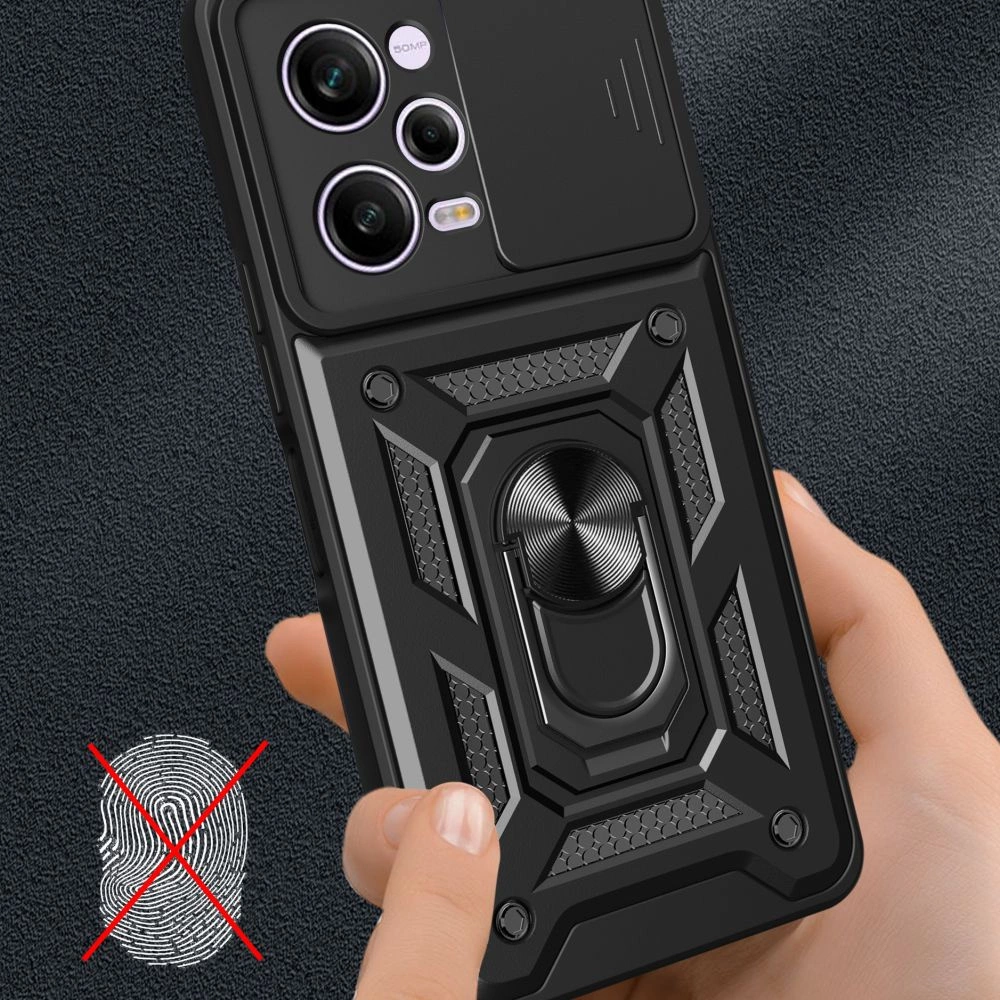 Tech-Protect CamShield Pro Case for Xiaomi Redmi Note 12 Pro 5G / Poco X5 Pro 5G - Blackeng