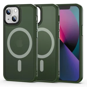 Tech-Protect MagMat MagSafe iPhone 13 mini case - matte greeneng