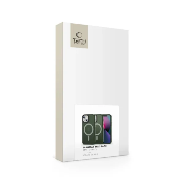 Tech-Protect MagMat MagSafe iPhone 13 mini case - matte greeneng