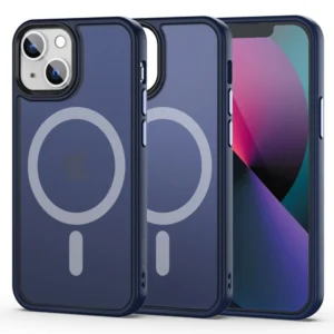 Tech-Protect MagMat MagSafe iPhone 13 mini case - navy blue matteeng