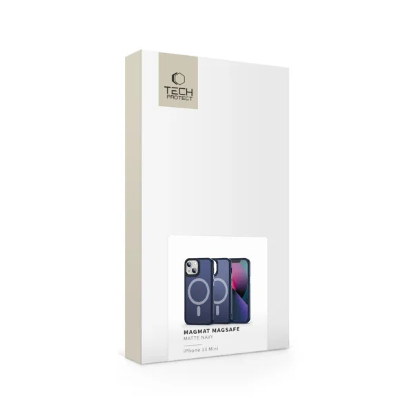 Tech-Protect MagMat MagSafe iPhone 13 mini case - navy blue matteeng