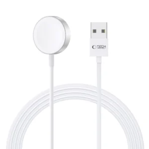 Tech-Protect UltraBoost Magnetic Inductive Charger with USB-A Connector for Apple Watch 1.2m - Whiteeng