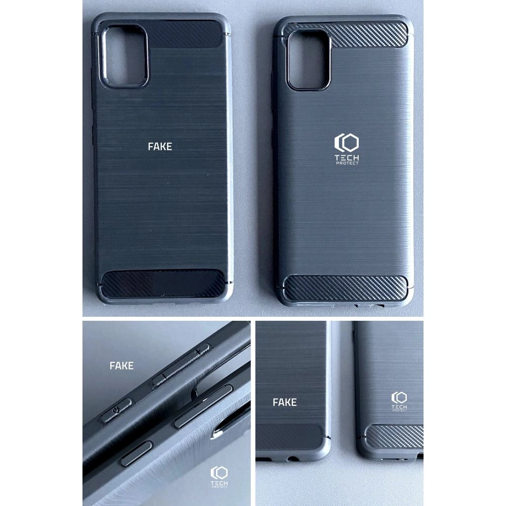 Tech-Protect TPUCarbon case for Xiaomi Redmi 12C - blackeng