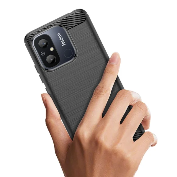 Tech-Protect TPUCarbon case for Xiaomi Redmi 12C - blackeng