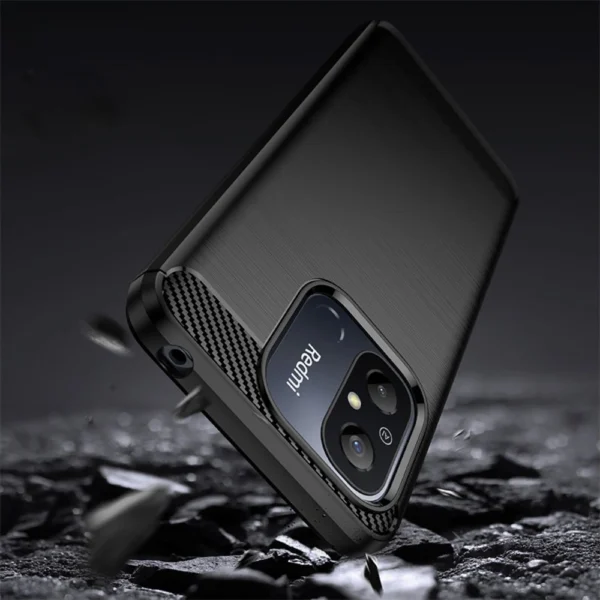 Tech-Protect TPUCarbon case for Xiaomi Redmi 12C - blackeng