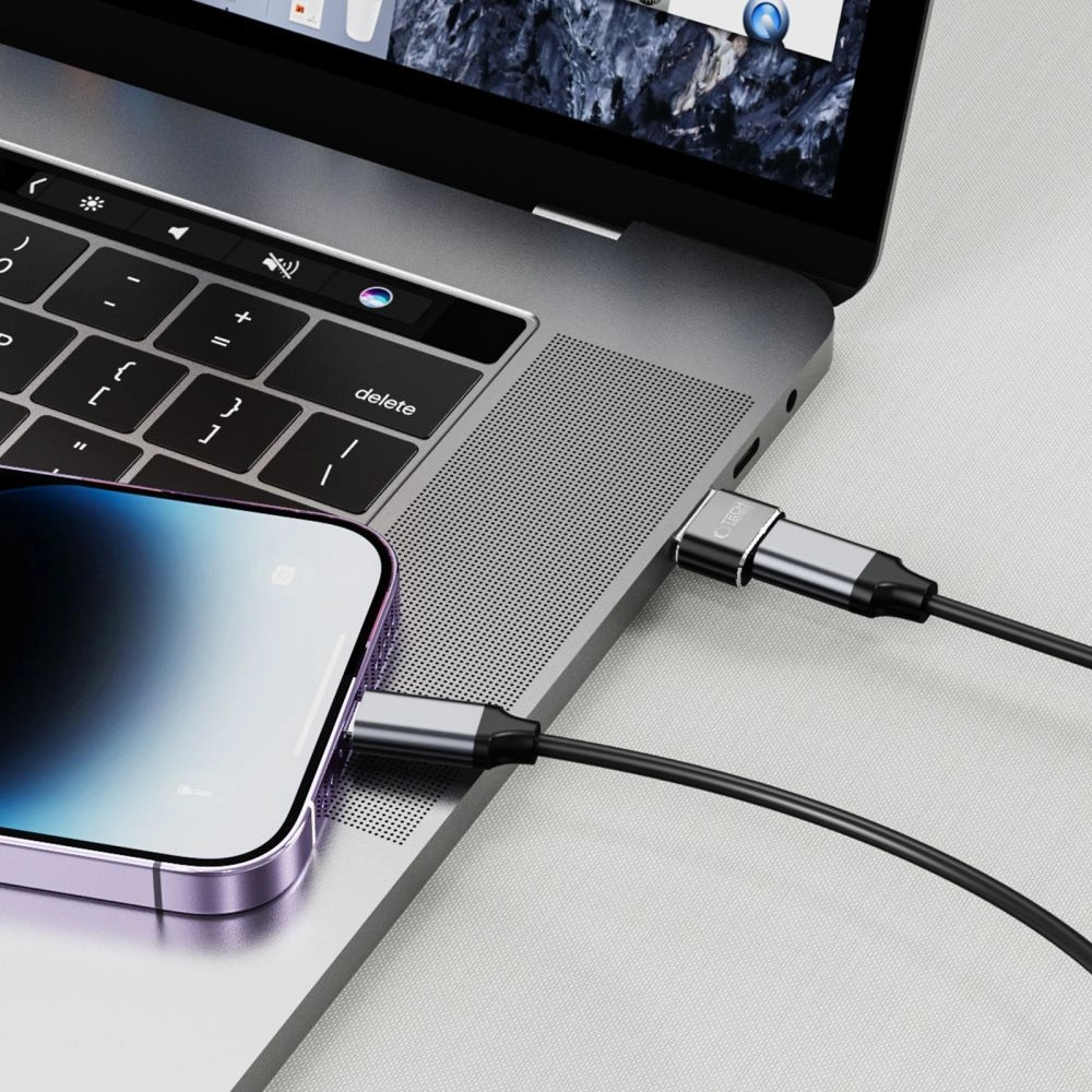 Tech-Protect UltraBoost USB-A (Male) / USB-C (Female) Adapter - Blackeng